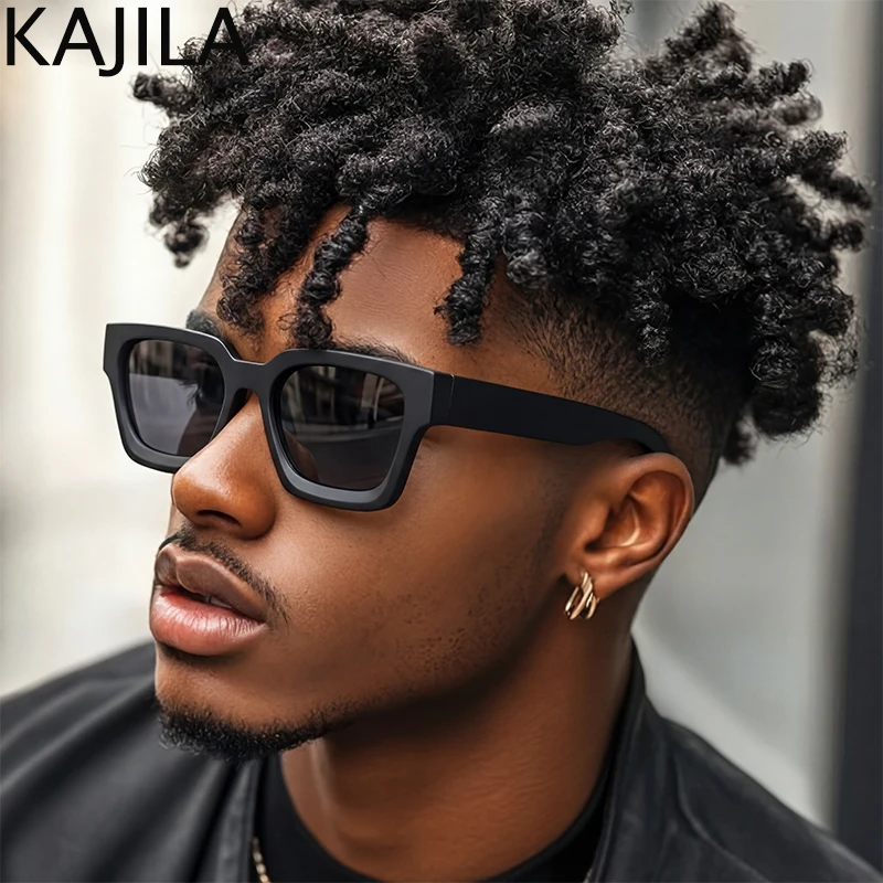 

Vintage Polarized Square Punk Sunglasses Men Women Thick Frame Sun Glasses for Male 2026 Luxury Brand Driving Fashion Shades