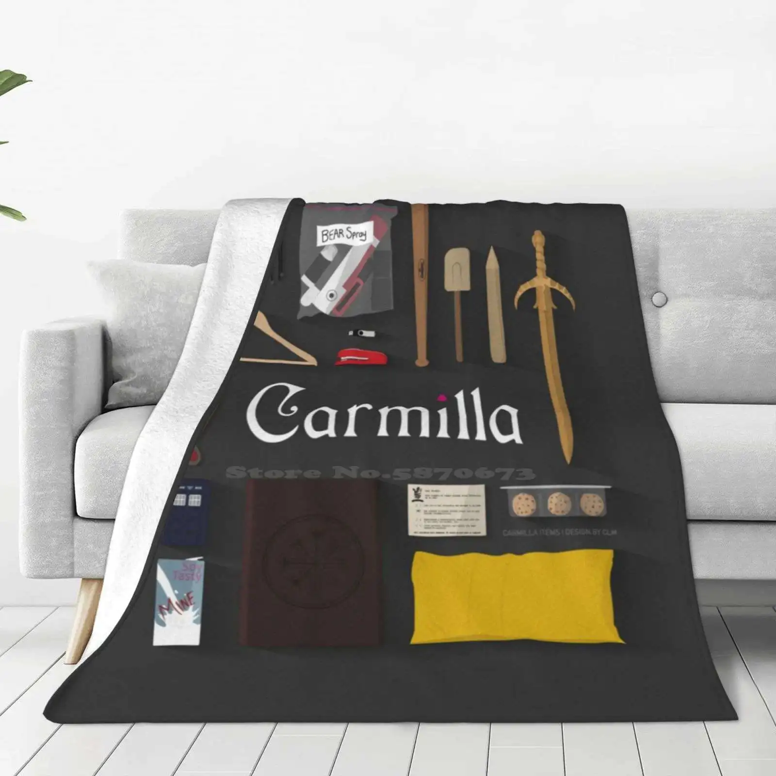 Carmilla Items Super Warm Soft Blankets Throw On Sofa/Bed/Travel Carmilla Karnstein Laura Hollis Hollstein Carmilla Series