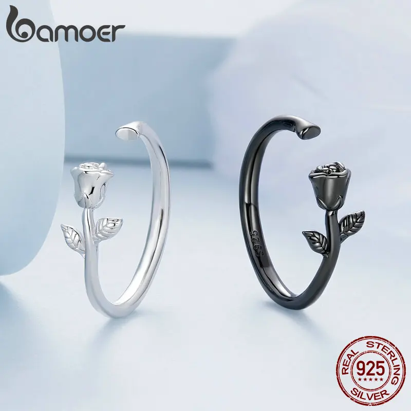 Women's 925 Silver Rose Thorns Ring