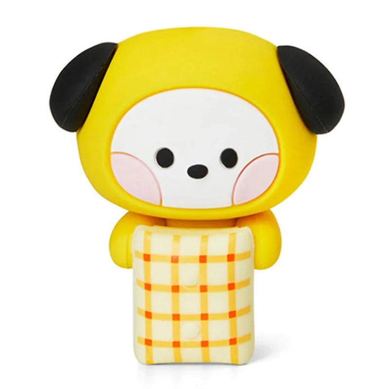 BTS Kim Tae Hyung Jeon Jung Kook Cute Cartoon Image Cup Hanging Cup Rim Suspend Doll Decoration Q-version Ornament Periphery view 6