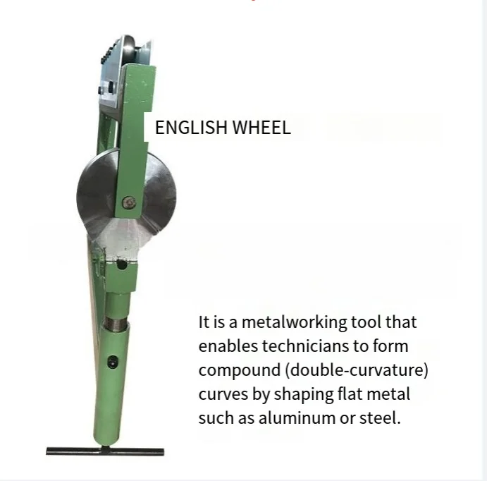 

560-миллиметровый золотой станок для гибки и формовки листового металла, модифицированный для мотоциклов