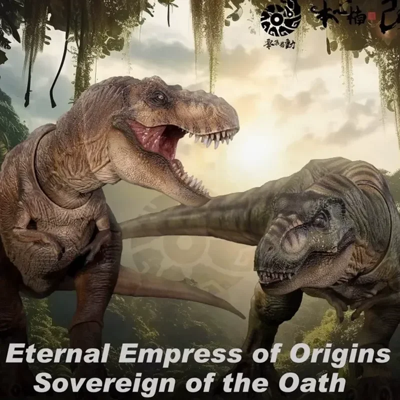 متوفر في المخزون: نموذج ديناصور تيرانوصور ريكس 3.0 من نانمو ستوديو، شخصيات حركية من عصر الجوراسي، هدية تذكارية ونموذج للجمع