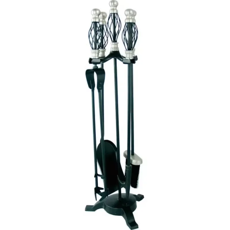 Fireplace tool set Fireplace accessories Classic fireplace significant other tool set Cast iron base