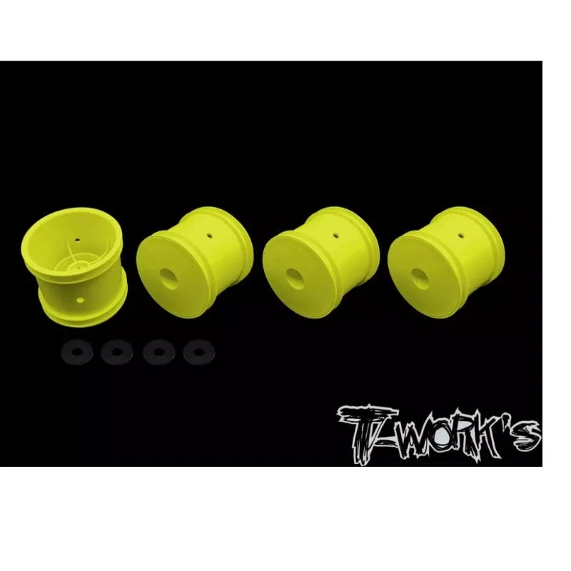 Original T arbeitet TE-238-B 12mm Lkw Rad Weiß (TLR 22T 4,0) 4/8 stücke. Professionelle Rc teil