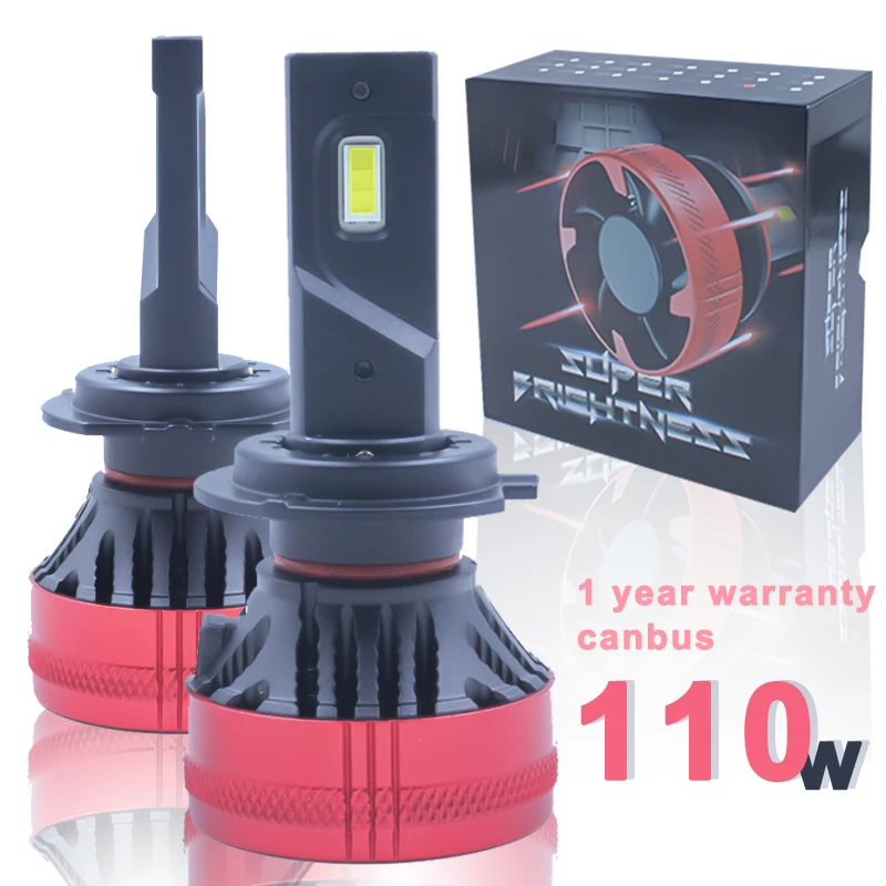 F5 110w h7 lâmpada led h4 carro lâmpadas led faróis lâmpada 20000lm h7 h11 h8 9005 9006 h1 lâmpadas led led h7 kit farol luz de nevoeiro