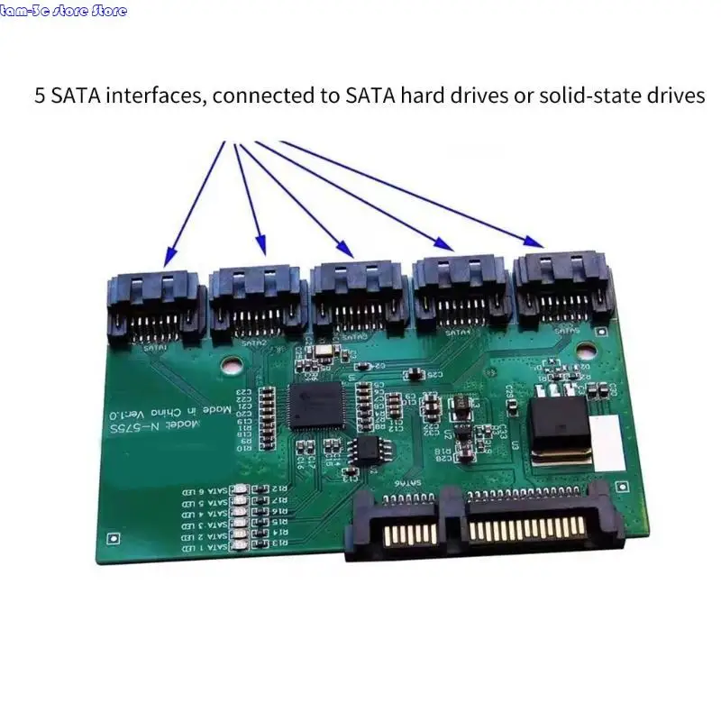 D0UA PM مضاعفات المنفذ المقسمة JMB575 1 إلى 5 محولات محولات المنفذ المقسمة