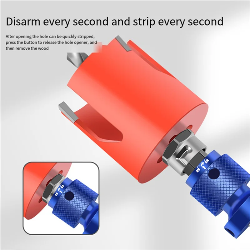 

WORTHOWN-2X Hole Saw Mandre Hexagonal Handle Quick-Release Hole Opener Connecting Rod Hand Drill Reamer Hole Distance Connector