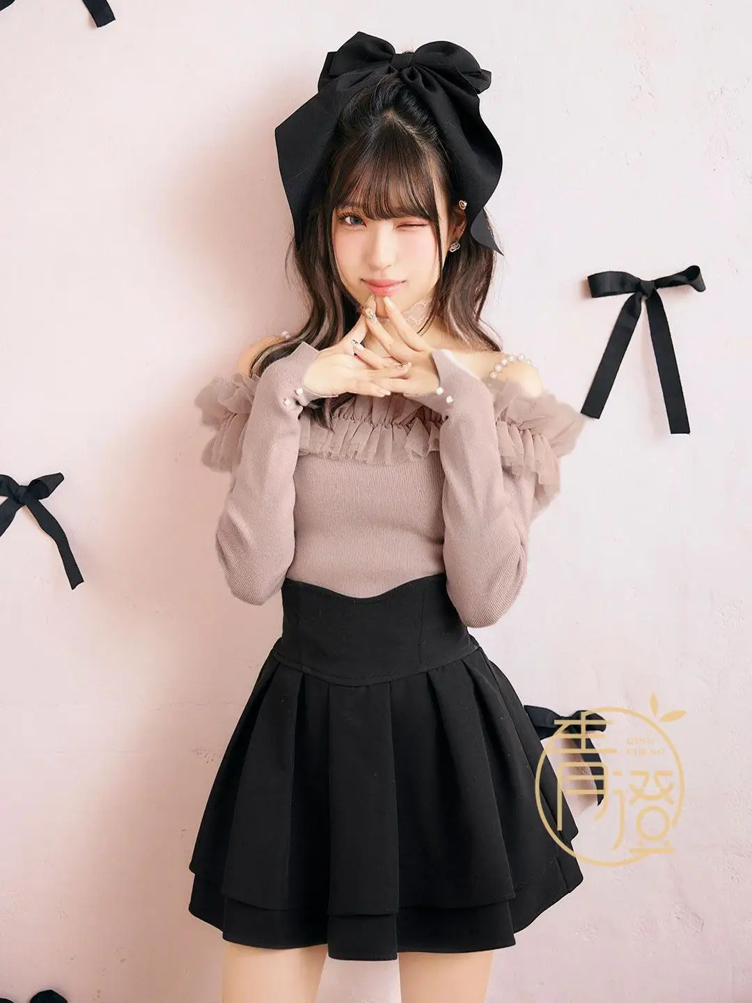 Mine Series Skirt Women Curved Waist Line Leg-showing Small Black Short Skirt Spring Summer Japanese Versatile Mini Skirt