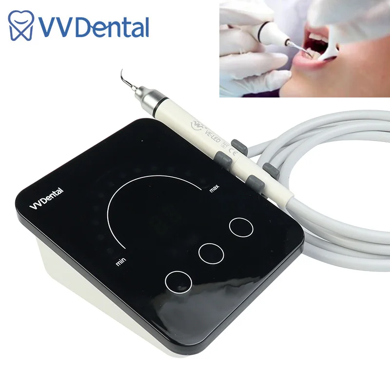 Dental Ultrasonic Piezo Scaler with Light Handpiece For Scaling Periodontics Endodontics Oral Cleaning Dental Calculus Smoke