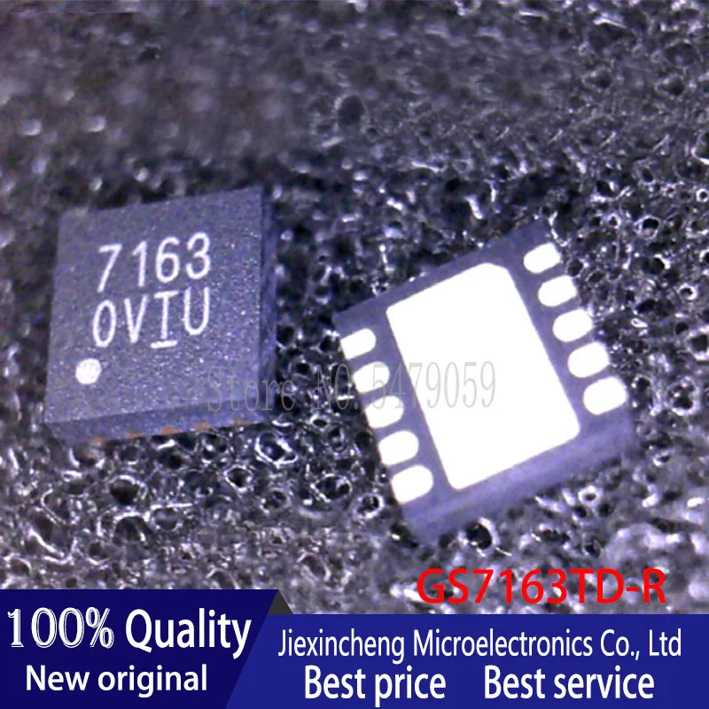 5 個GS7163TD-R 7163 GS7163TD GS7163 QFN10 新オリジナル