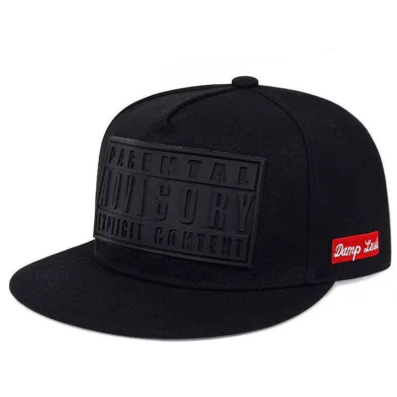 European and American cross-border hot three-dimensional letter printing baseball hat men and women flat brim hip-hop hat street image 2