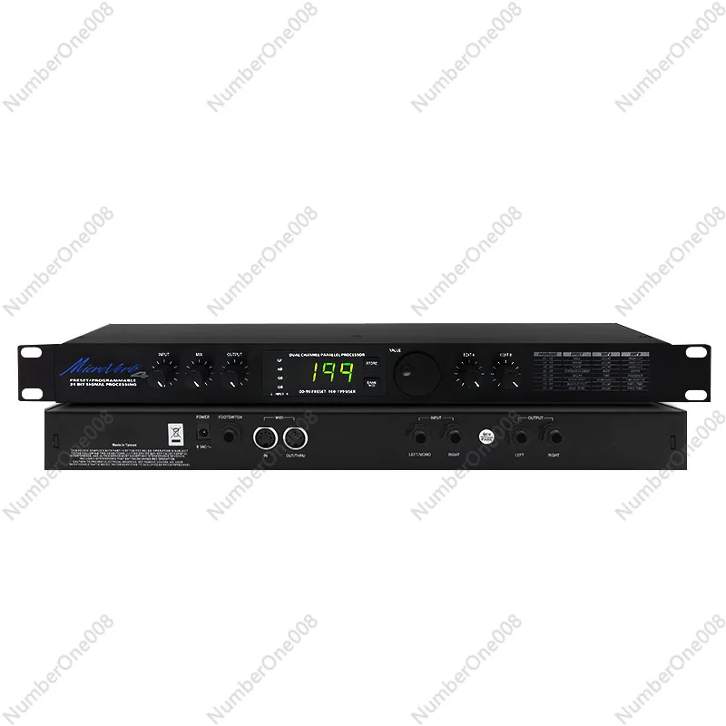 

Профессиональный процессор мультиэффектов с реверберацией, дилэем и хорусом, 2-канальный 18-битный цифровой эффект-процессор для гитары, вокала, студии и живых выступлений