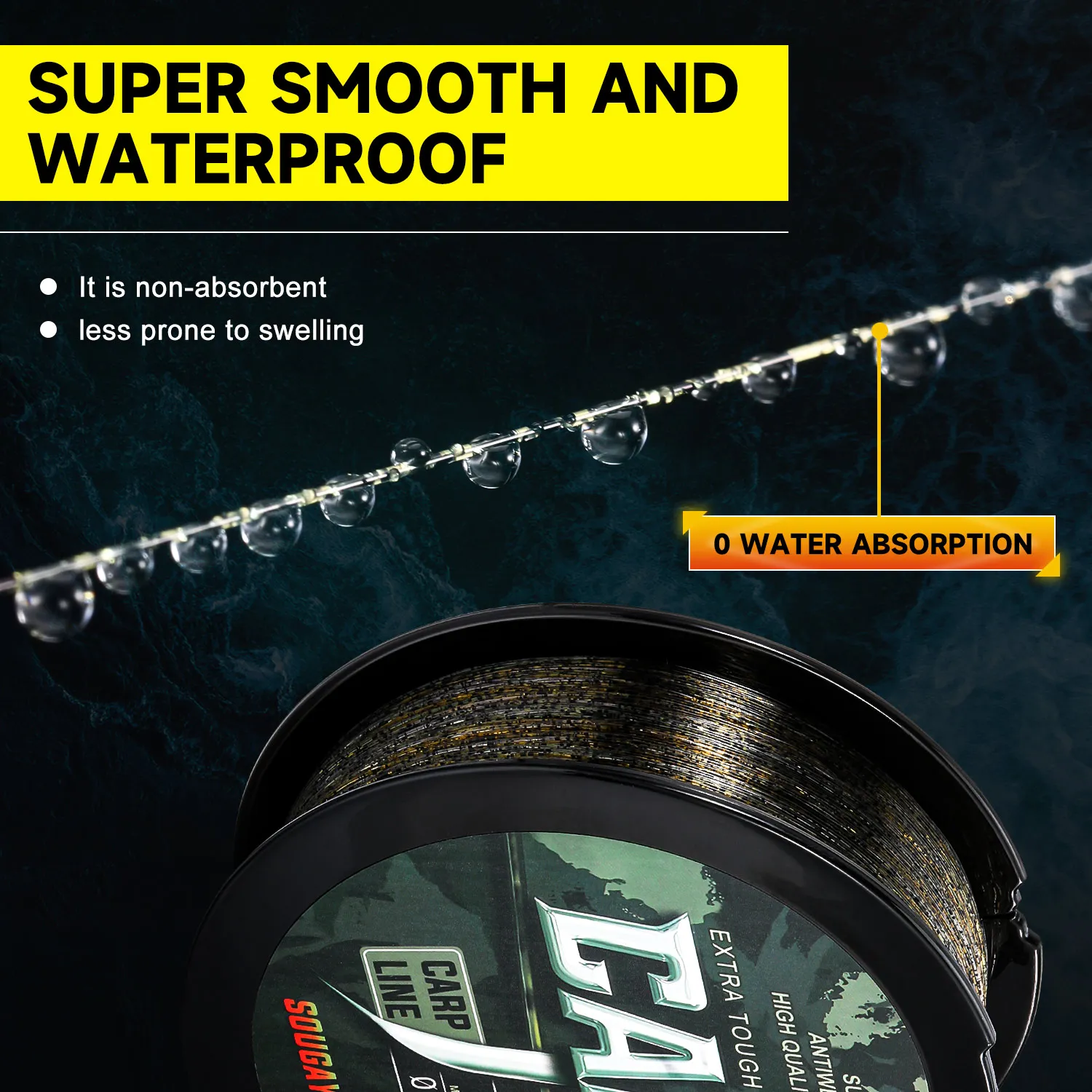 Sougayilang الكارب خيط صنارة الصيد 1000 متر النايلون حيدة خط 14-24lb ماكس سحب خط النايلون القوي لصيد سمك الشبوط #4