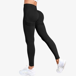 Seamless Knitting Keep Warm Women Leggings High Waist Elastic Tights Gym Training Sports Pants Fitness Hip Lift Sexy Yoga Pants