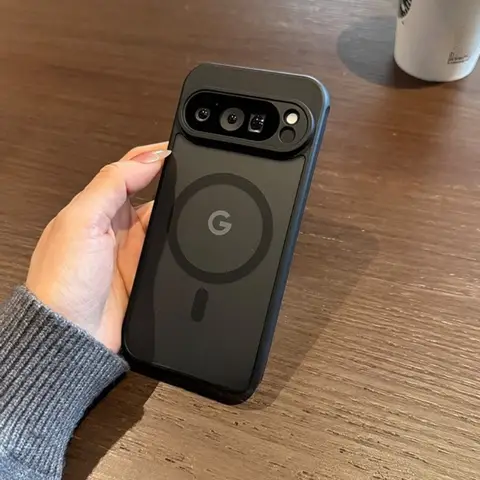 För Google 9A Magsafe-skal Slim Matt Kolfiber Trådlöst Laddningsfodral för Google Pixel 9 10 Pro XL 8A 8 Pro Armror-fodral 6 best sales Pixel-tillbehör - №1