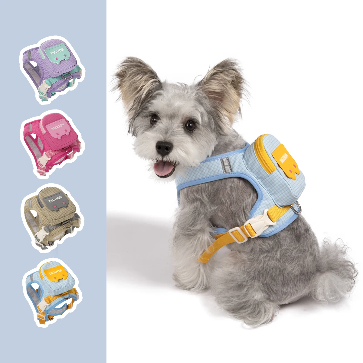 Hundegeschirre und Leinen mit weichem Design, ausbruchsicherem, atmungsaktivem Futter, geeignet für Kätzchen, kleine und mittelgroße Hunde. Hundegeschirr.