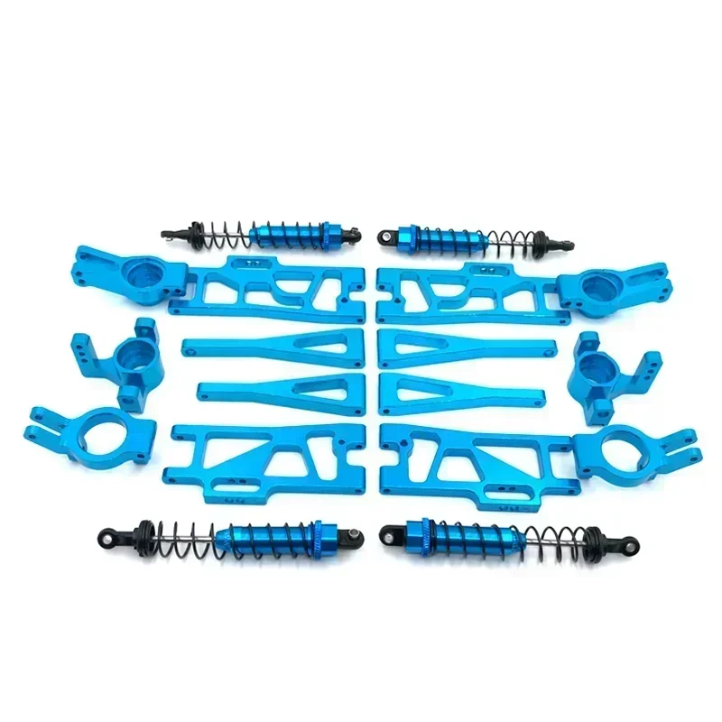 9 stks upgrade metalen onderdelen voor Wltoys 12402a 1/12 4WD 2.4G RC Auto