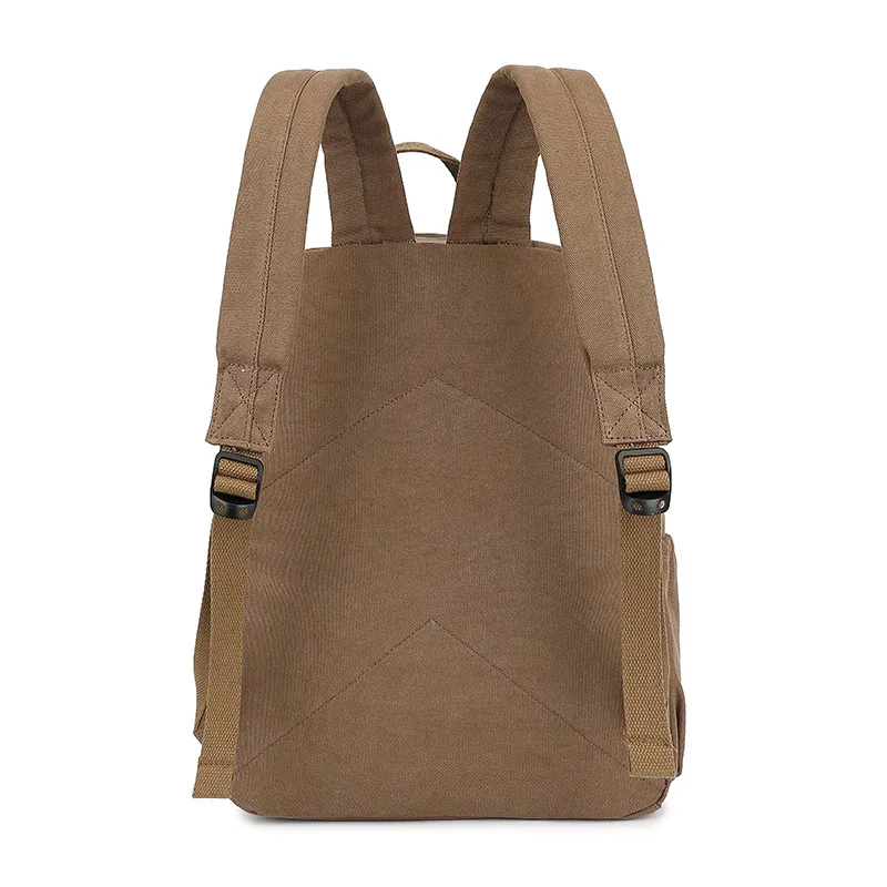 حقيبة ظهر رجالية من القماش مقاومة للاهتراء، سعة كبيرة 15.6 بوصة لتخزين الكمبيوتر، حقيبة ظهر نسائية محمولة متعددة الجيوب للسفر