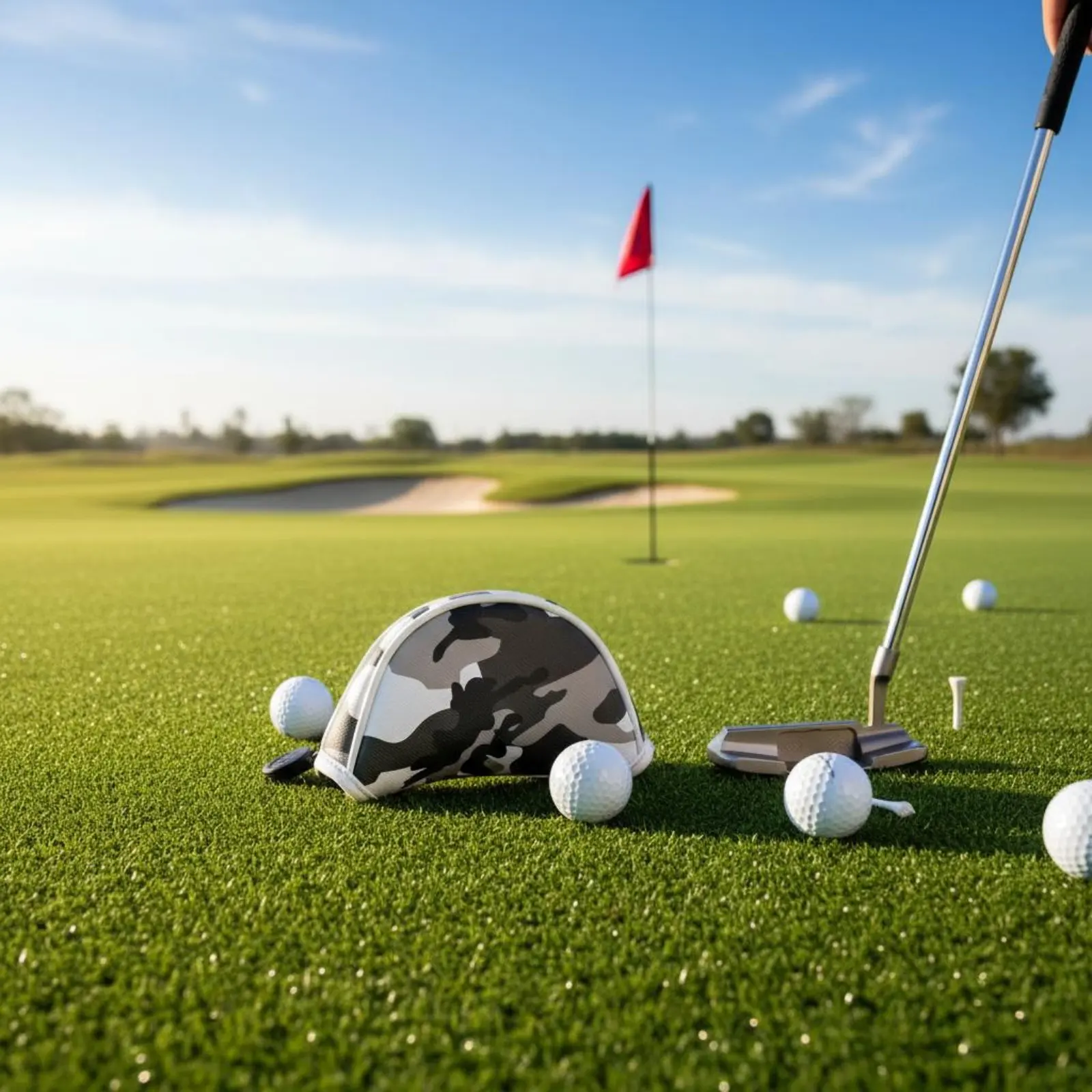 

Semi-Circle Sport Headcover Soft Fleece Lining Mallet Striker Headcover Mallet Striker Head Cover Long-Lasting Wear-Resistant