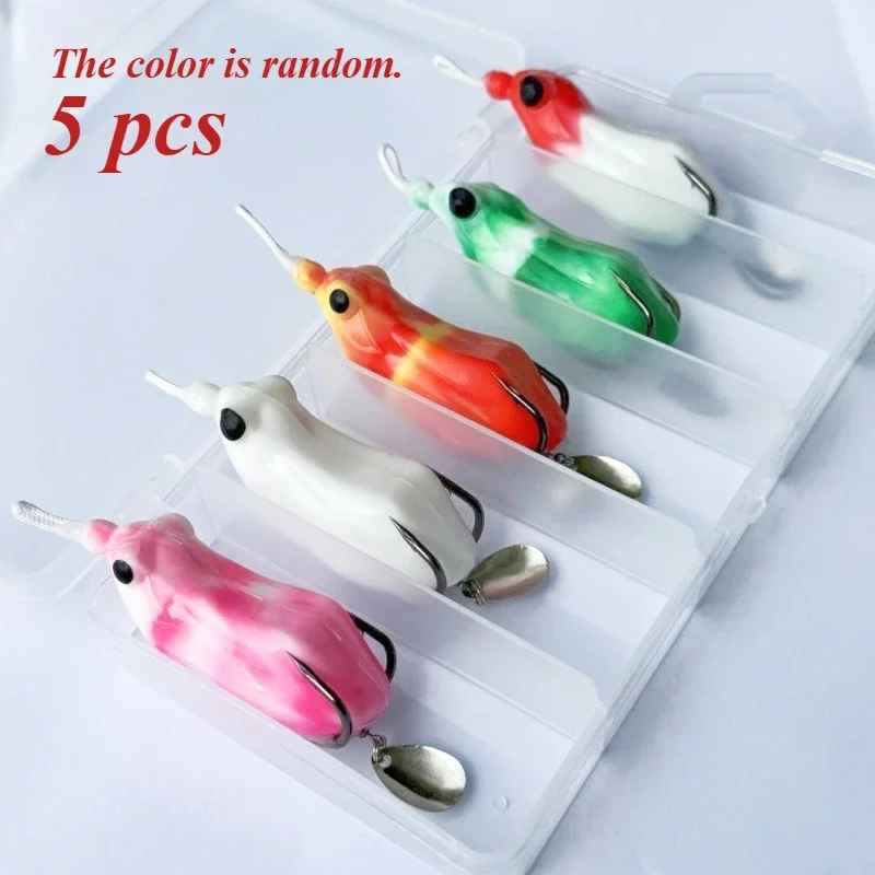 Isca de sapo 6cm-14g isca de pesca isca de pesca de carpa swimbait equipamento de pesca whopper plopper isca isca venenosa sapo mágico