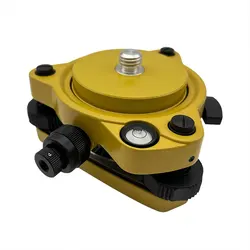 YELLOW TRIBRACH WITH OPTICAL PLUMMET FIXED ADAPTER WITH 5/8X11 THREAD FOR TOTAL STATION GNSS TRIMBLE WHOLE SET