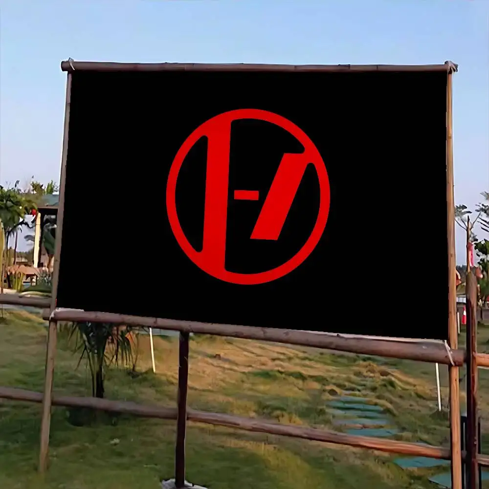 Popular T-Twenty One Pilots Band Family Gatherings Outdoor Atmosphere Flags Camping Decorations Banners