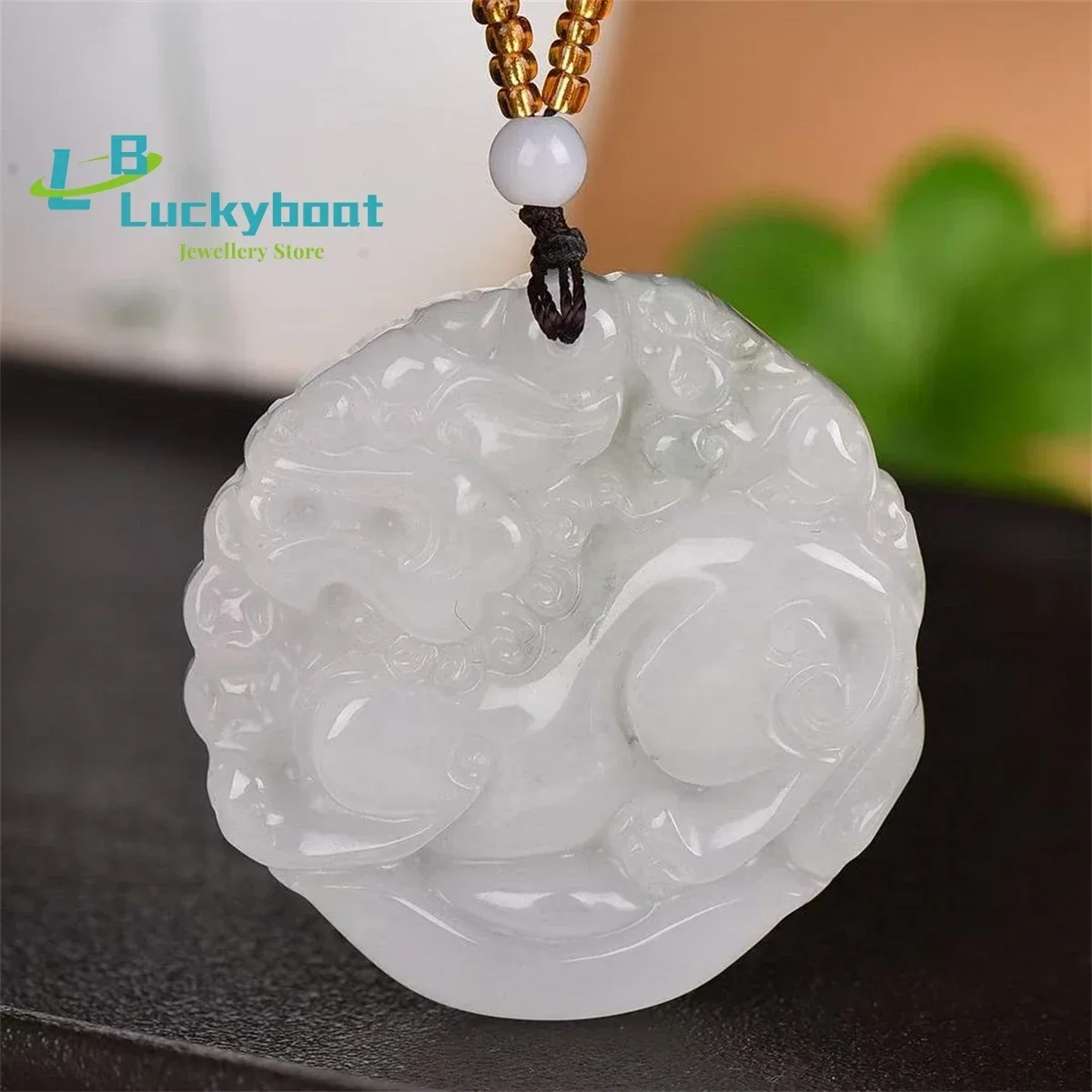 Natural Tianshan Cuiyuanbao Pixiuyuan Brand Pendant Simple and Personalized Ethnic Versatile for Men and Women