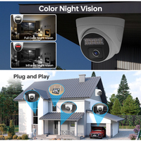 4CH 3mp Wireless Wifi Camera Security System CCTV Camera Video Surveillance Kit NVR Two-Way Audio NVR Kit