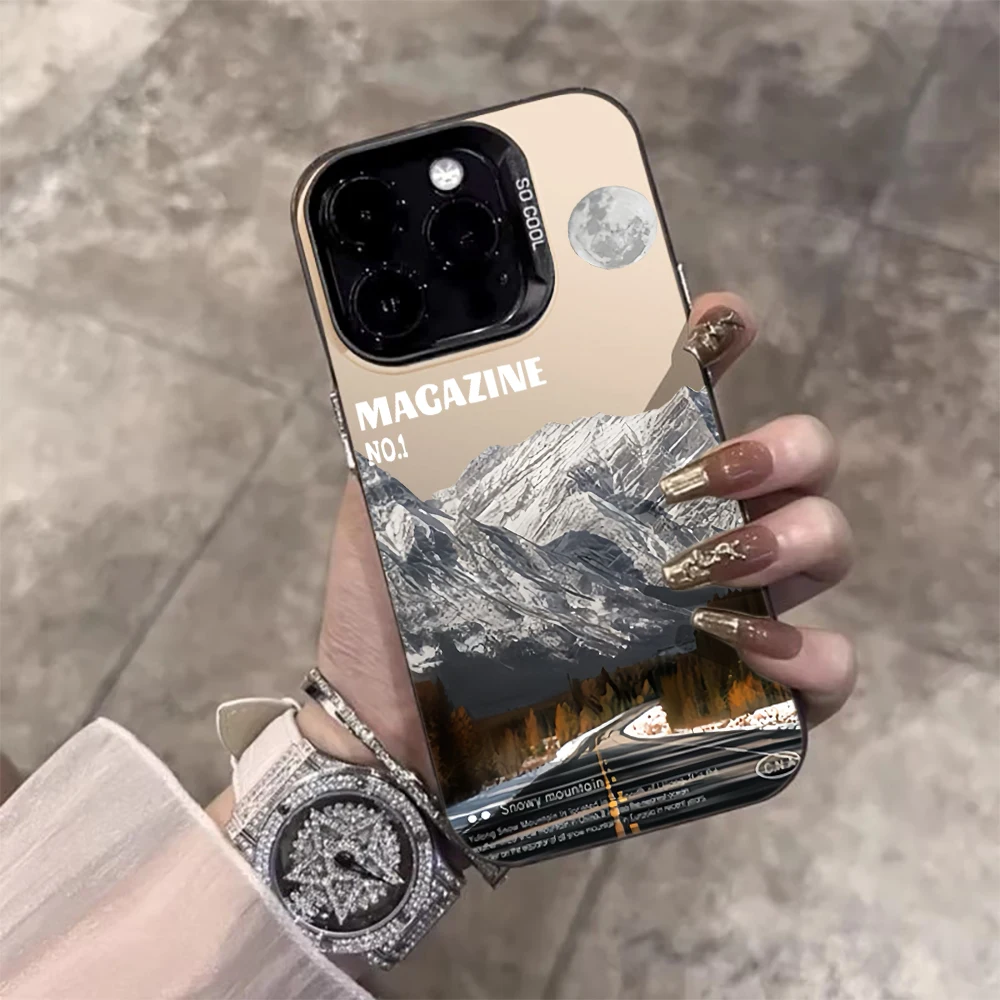 Für iPhone 16 17 Pro Max Hüllen iPhone 11 12 13 ProMax 14 15 Plus 8 XS XR Stoßfeste IMD-Hüllen Strand Kokospalmen Landschafts-Case – Detail 4