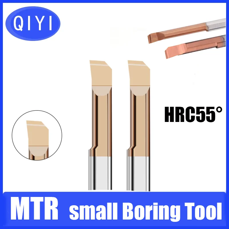 QIYI MTR Small Bore Boring Tool Aseismic Carbide Micro Diameter Internal tungsten steel alloy shockproof tool bar CNC Lathe