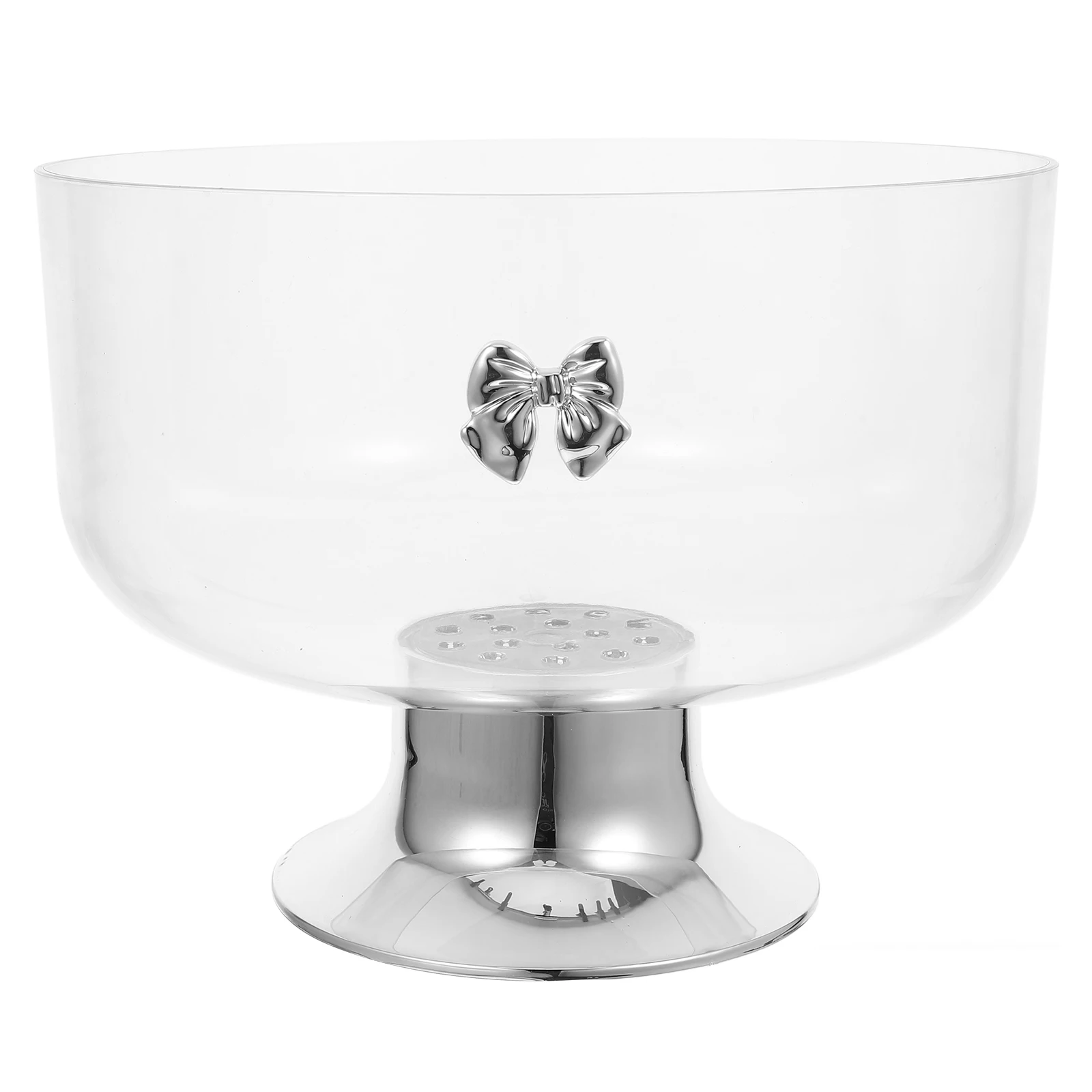 

Goblet Dessert Bowl 20cm Tall 23cm Deep Transparent Acrylic Footed Fruit Bowls Large Capacity Kitchen Decor Trifle Dish