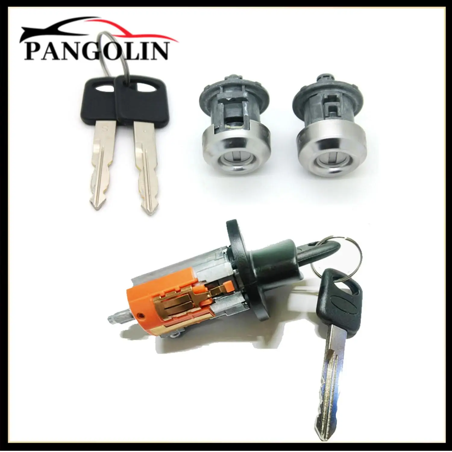 

Ford Ignition Switch Lock Cylinder Door Lock Cylinder W/2 Logo Keys Exterior Parts Locks Hardware Automobiles Parts Accessories