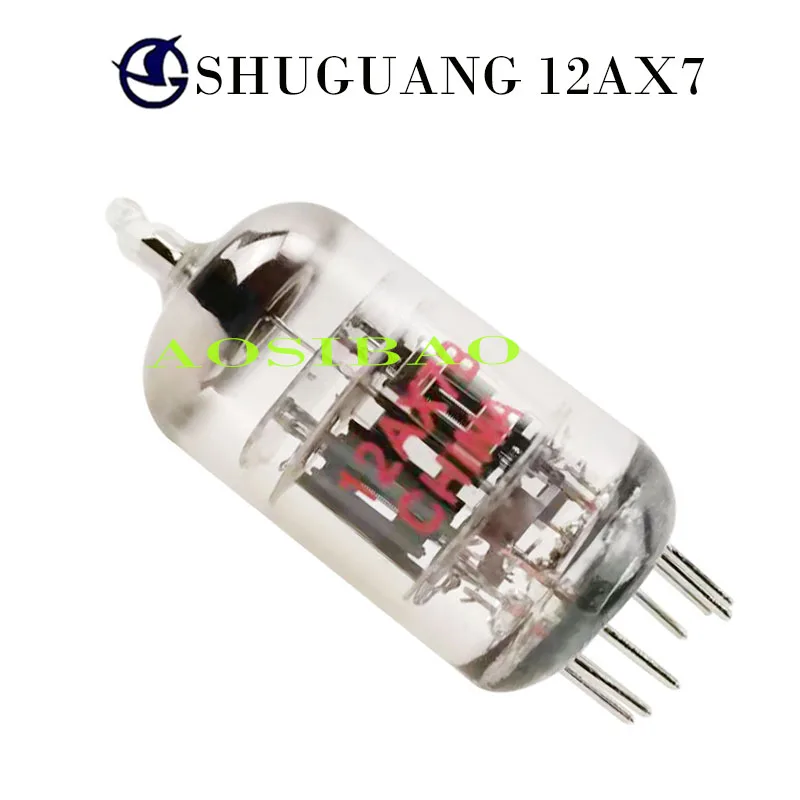 ShuGuang 12AX7B 12AX7 Vacuum Tube Replaces 12AX7 ECC83 Electronic Tube Amplifier For HIFI Audio Preamp Kit DIY Matched Quad