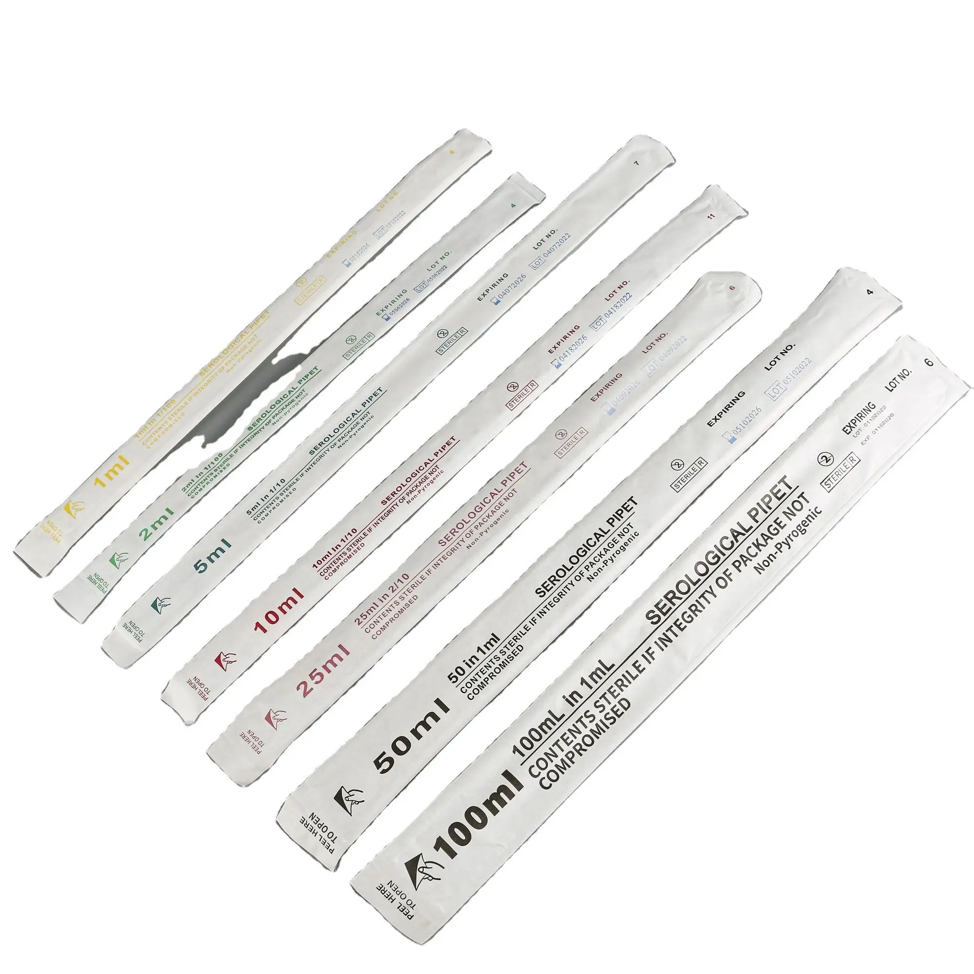 

Sorfa Disposable Pipette Serological Liquid Handling Products 50 Ml Plastic Transfer Serological Pipettes