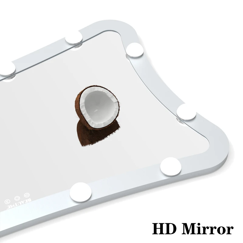 กระจกเงาเต็มตัวฮอลลีวู้ดพร้อมไฟ กระจกโต๊ะเครื่องแป้งเต็มตัวพร้อมโหมดสี 3 สี กระจกตั้งพื้นแบบมีไฟสําหรับการแต่งตัว R