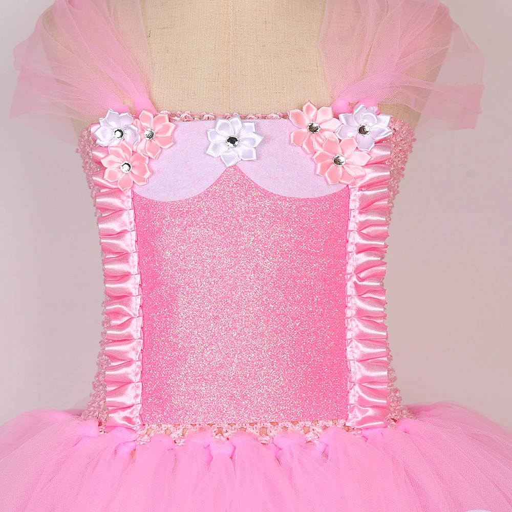 Baby Pink Minnie Costumes for Girls Birthday Party Ballet Tutus Kids Christmas Halloween Dresses Princess Cartoon Animal Outfit