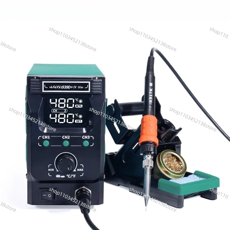 

Сварочный стол 939D, интеллектуальный электрический паяльник, обслуживание мобильного телефона, постоянная температура, высокая мощность, цифровой дисплей