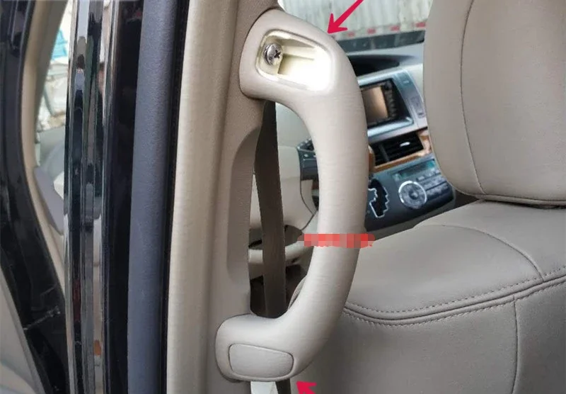 For  Previa ACR50 Handle Cover Armrest Cover Middle Door Get on And Off The Car Handle Screw Cover
