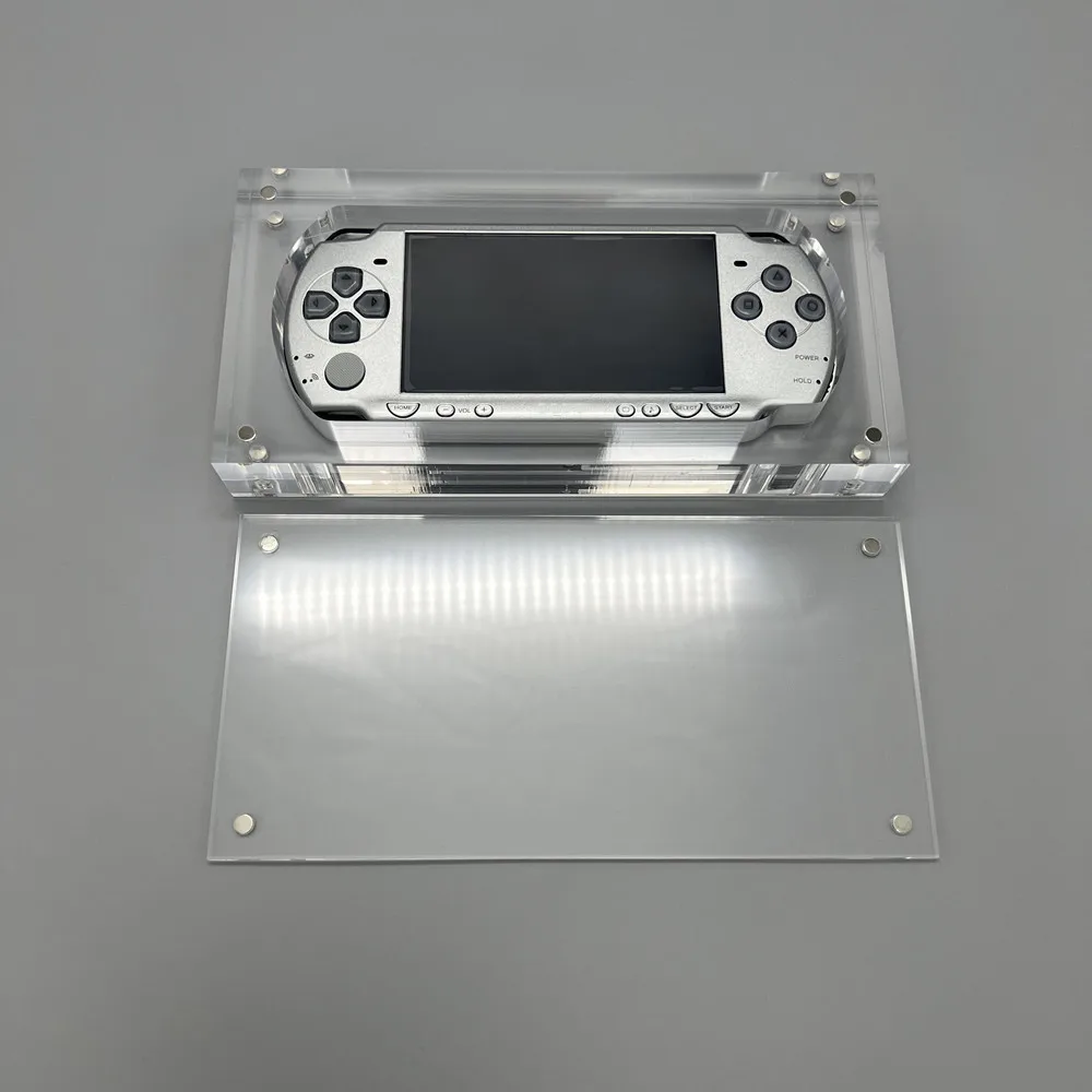กล่องเก็บเคสอะคริลิคแม่เหล็กสำหรับ1000 PSP/2000/3000คอนโซลเกม