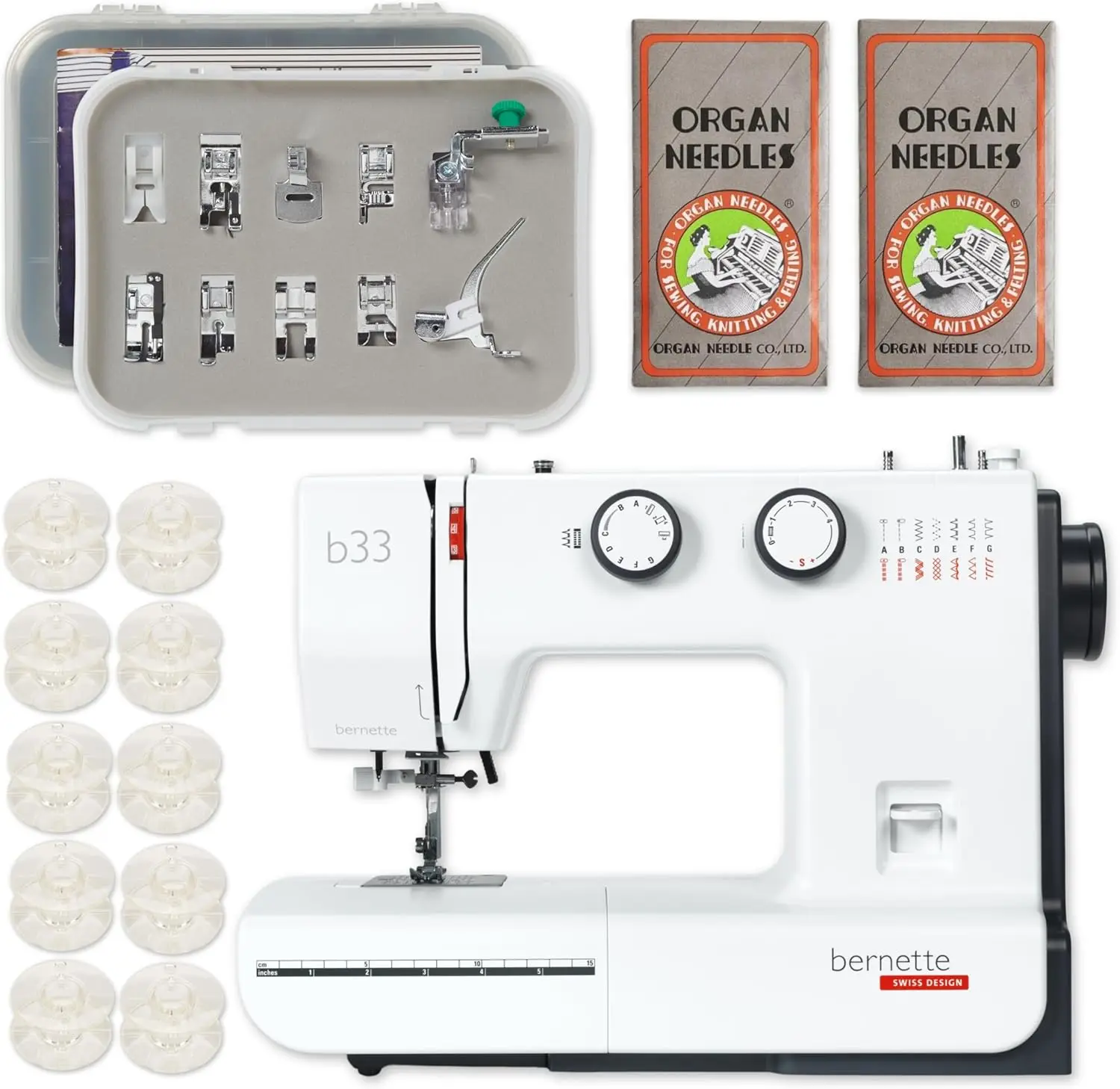 33 Swiss Design Sewing Machine With Exclusive Bundle