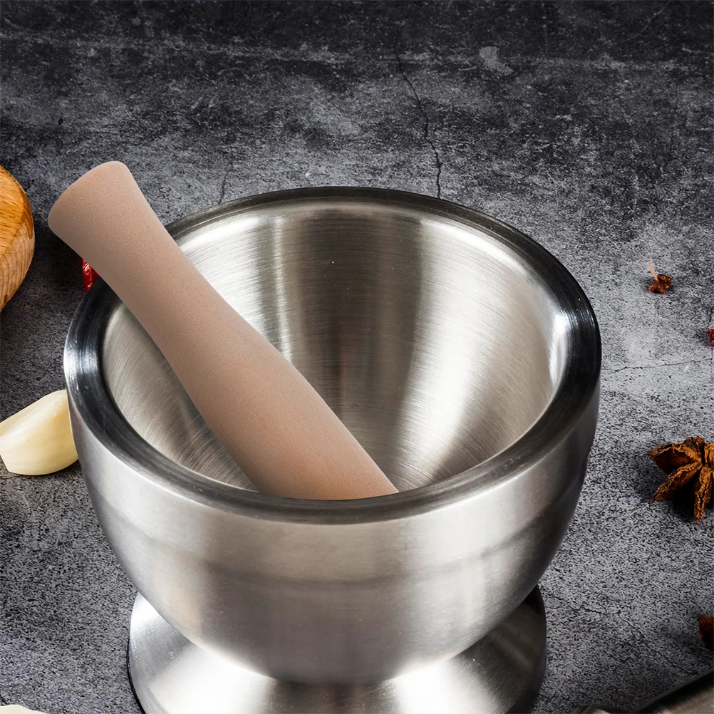 

3Pcs Wooden Pestle Food Stick Multifunctional Kitchen Tool Garlic Nut Crusher Kitchen Muddler Flavor