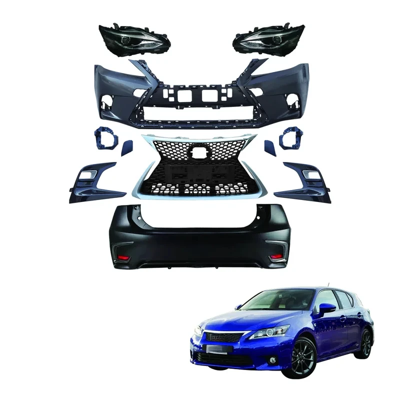 

2017 Original Bumper Kit 2012-2016 CT200 High Quality ABS Plastic Easy Installation Front Rear Replacement Purpose Vellfire