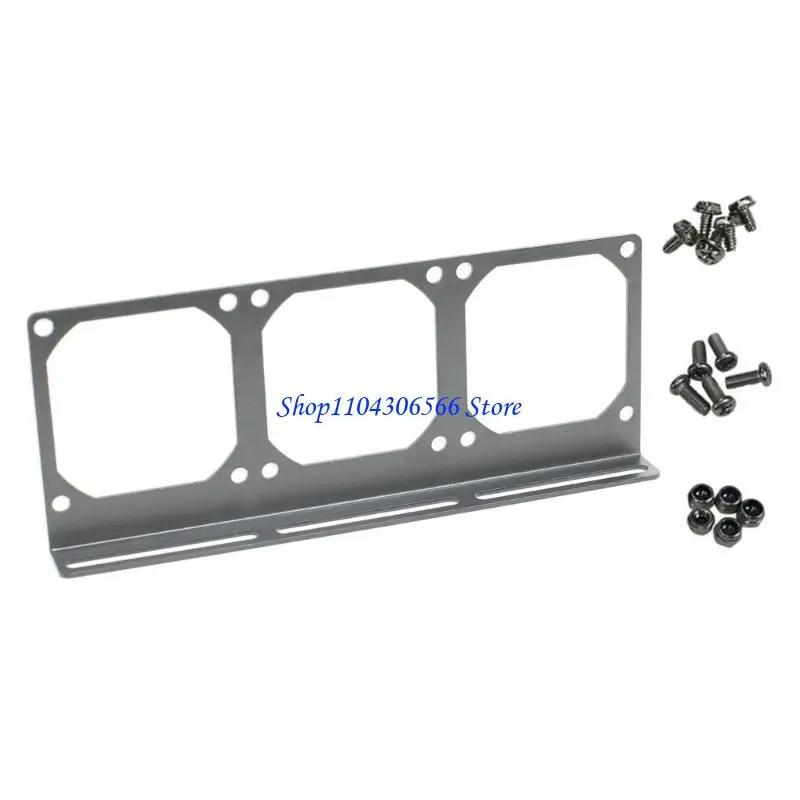 02DD 8CM Memory Overclocking Cooling Fan Holder Bridge Bracket Case Graphics Card