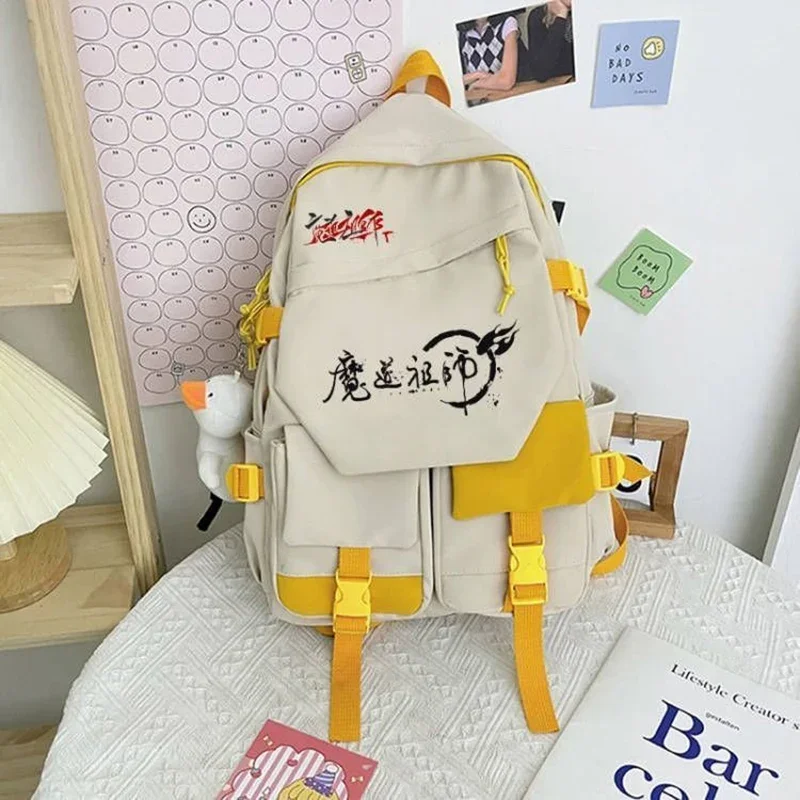 29×44×13cm Black Blue White, Grandmaster of Demonic Cultivation, Mo dao zu shi, Teens School Bags, Anime Backpacks Girls Boys