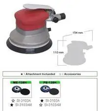 

Supply Shinano SI-3113A Pneumatic Sander/Dust Type Pneumatic Sander/125mm Pneumatic Sander