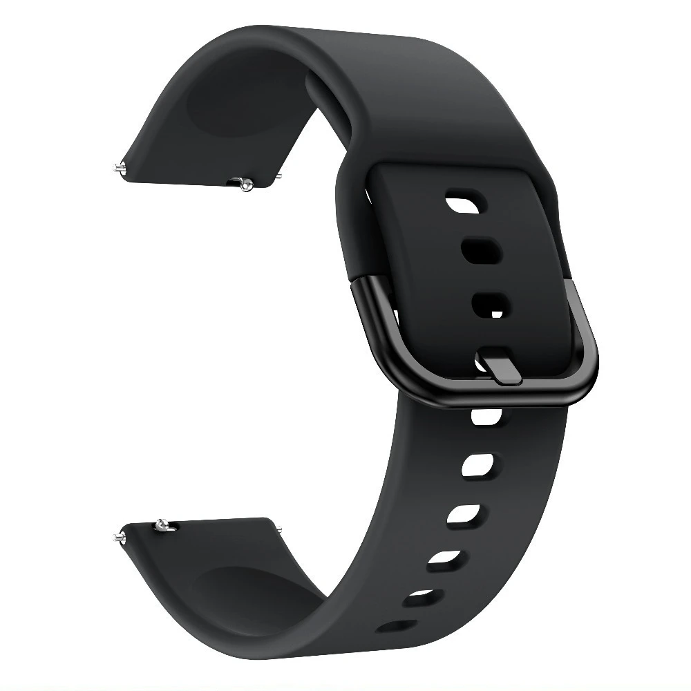 20 مللي متر 22 مللي متر سيليكون حزام ل Amazfit Bip 5/6 GTR 4/GTS 4 mini 3 2 الرياضة سوار حزام الساعات ل Amazfit التوازن 2/نشط 2 حزام