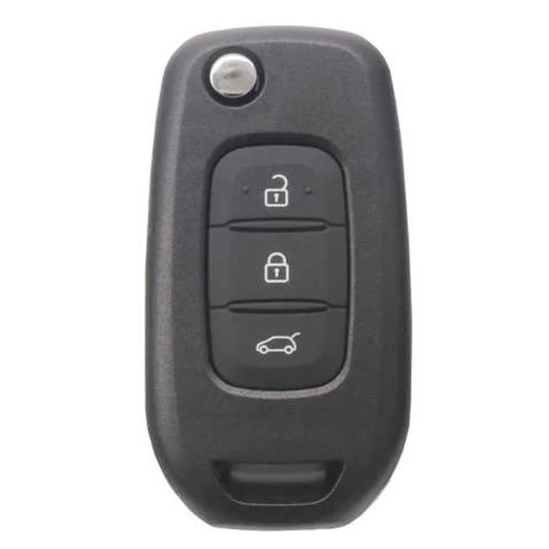 

Flip Folding Remote Key Shell Case For Renault Kadjar Captur Symbol Kaptur Megane Logan Duster Kwid 2013- 2018 With Uncut Blade