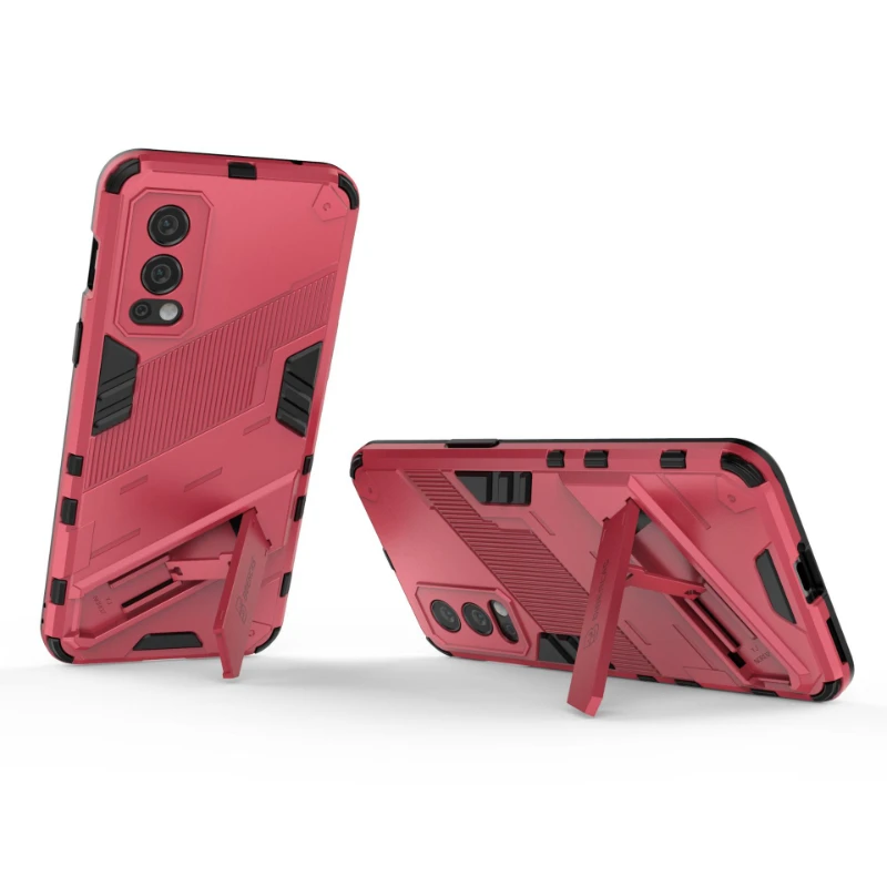 For OnePlus Nord N200 5G Case Back Cover Shockproof Armor Case For OnePlus Nord 2 5G Cover Anti-Fall Protect Kickstand Coque