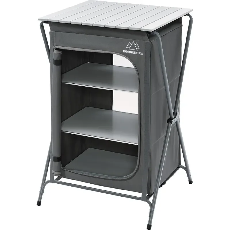 Foldable Roll Top Camping Pantry and Table Made by Caddis Sports