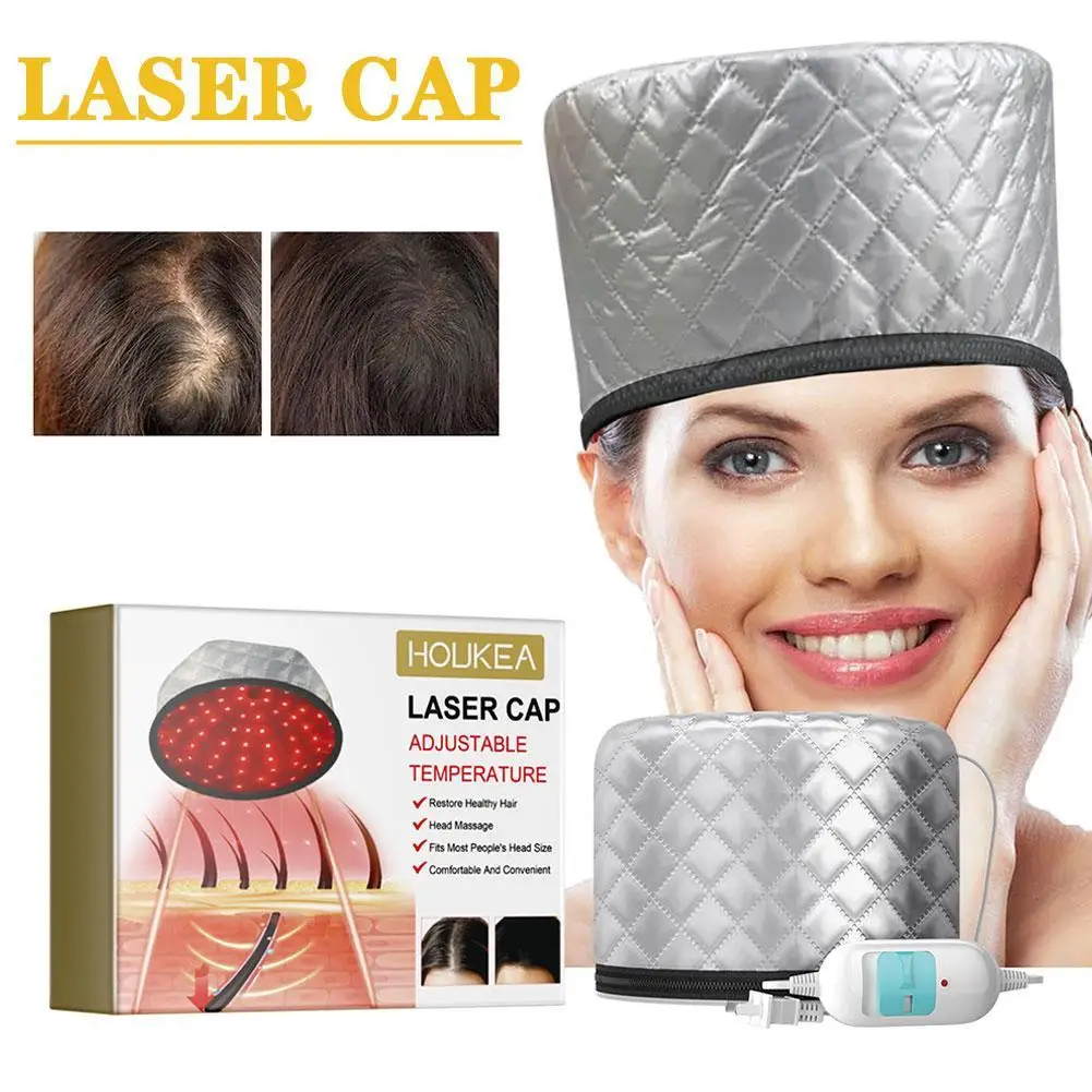 

Wire Heat Cap Hair Laser Cap Laser Controller Outer Cover Repair Damage Frizzy Hair Care Hair Messager Healthy Scalp Hair Care